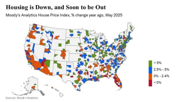 广禾配资 高利率点燃“红色信号弹”! 穆迪预警房地产冲击下的美国经济急刹车
